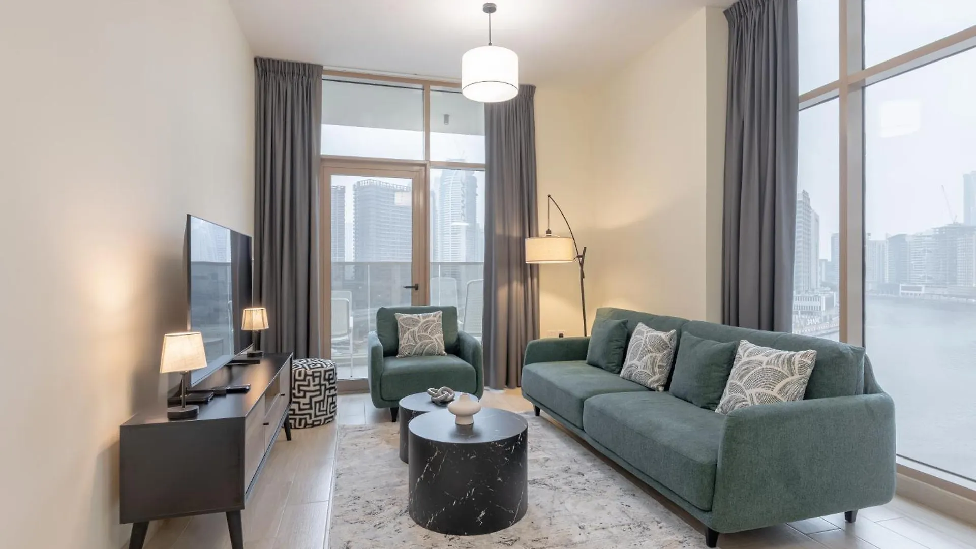 Canal View, Partial Burj Khalifa View, Brand New Dubai